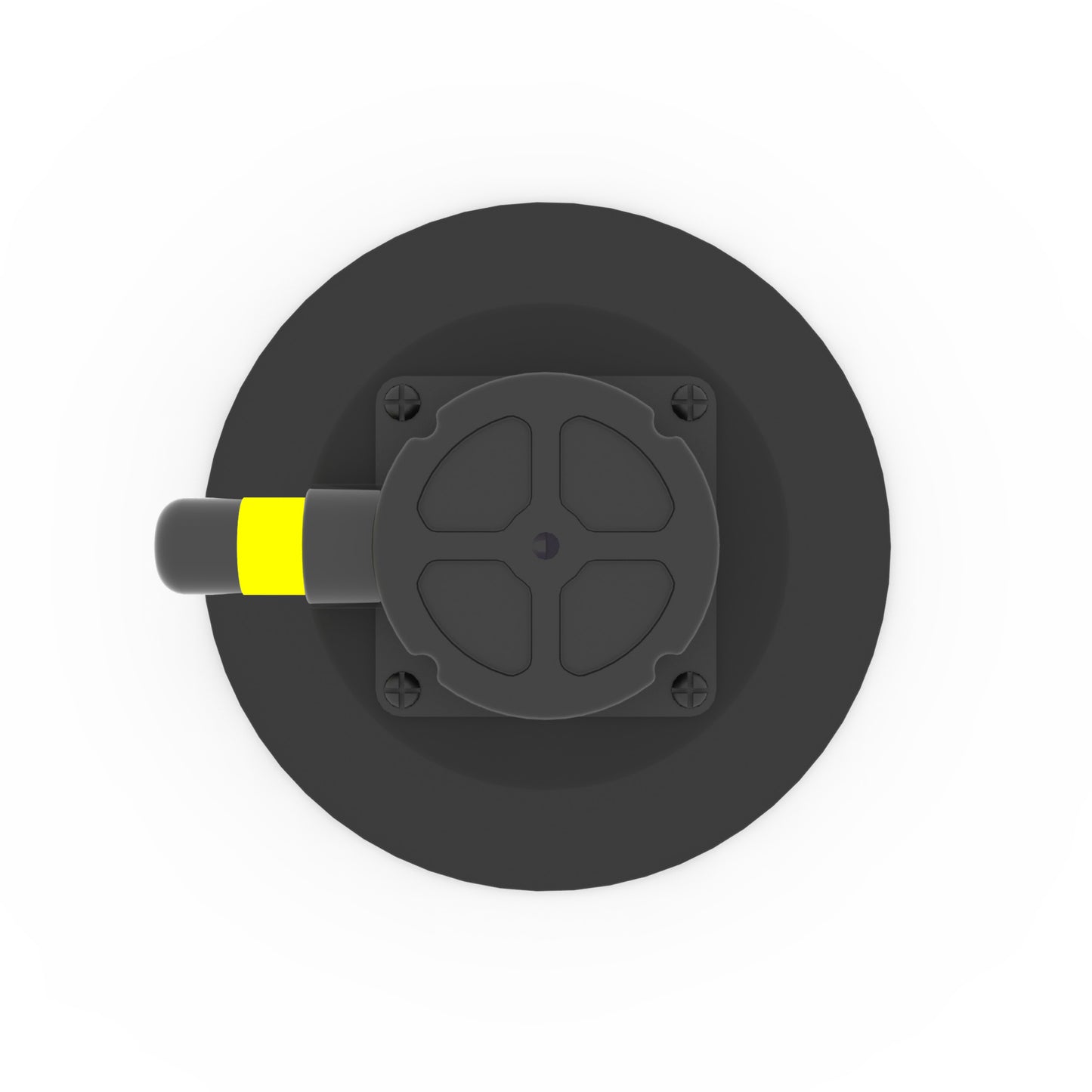 150mm (6 Inch) Hand Pump Vacuum Suction Cup with M6 Thread