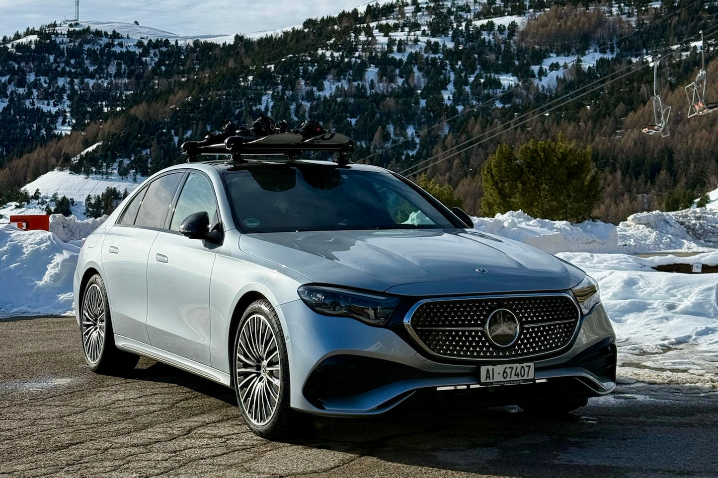 Porta sci e snowboard da pista