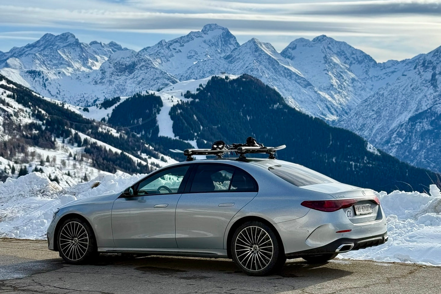 Porta sci e snowboard da pista