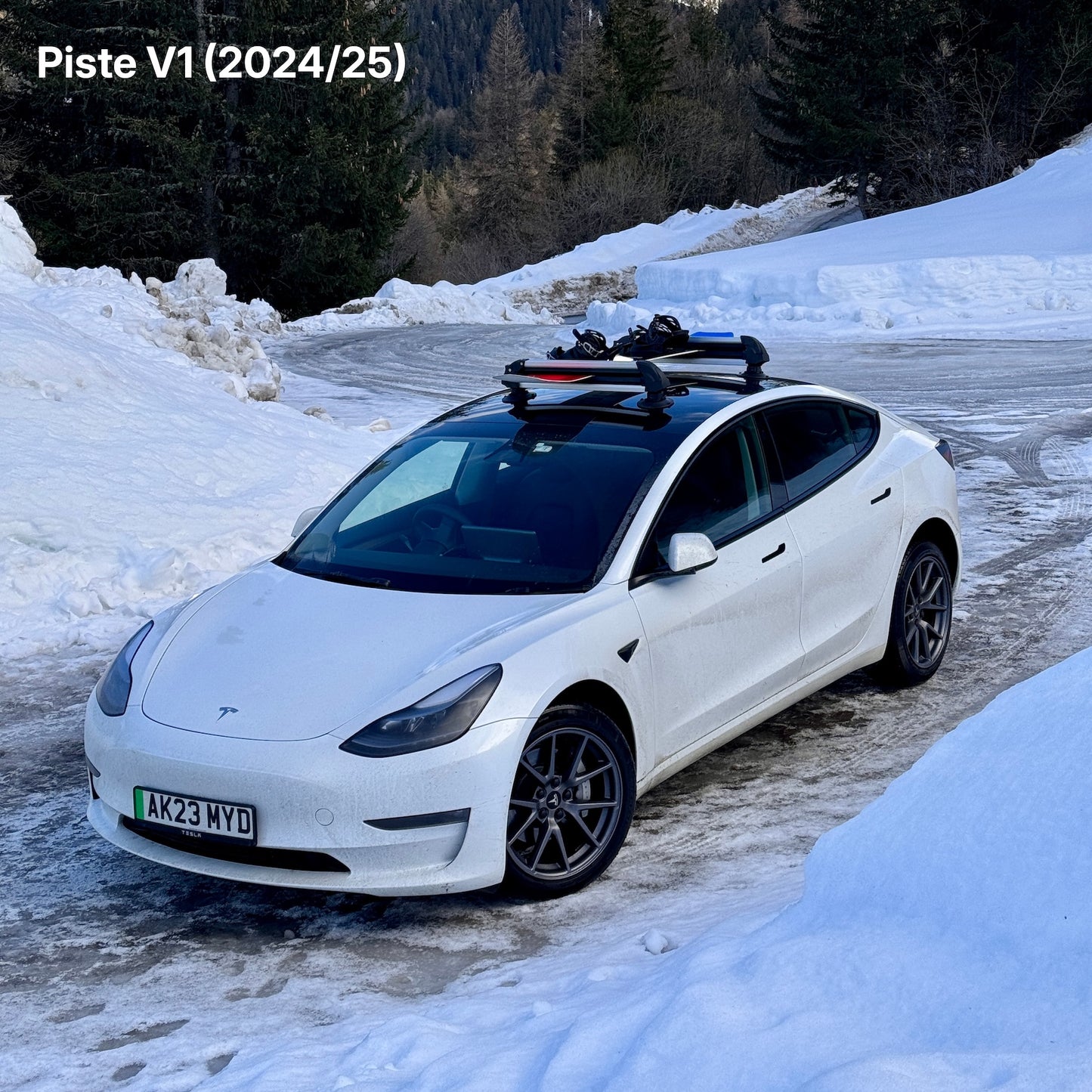 Porta sci e snowboard da pista