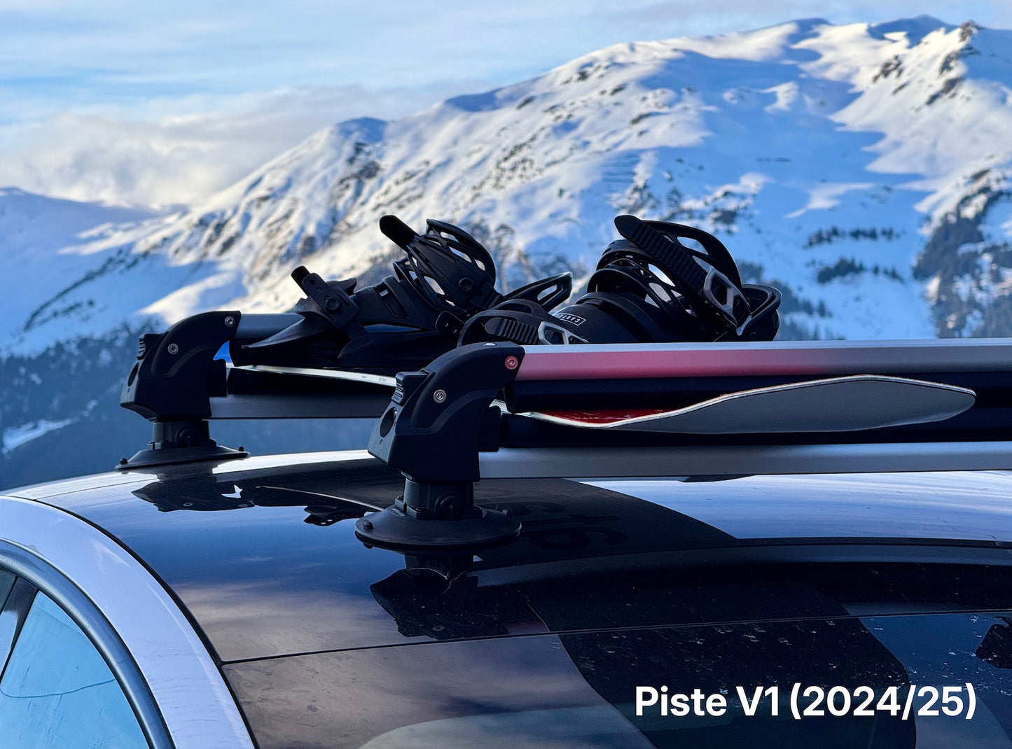 Porta sci e snowboard da pista